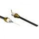 Gloeispiraal zwarte kwartskristal met  3/8” - D=11,5 x 4 mm, L=126 mm, 300W, 230V