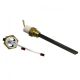 Gloeispiraal zwarte kwartskristal met  3/8” - D=11,5 x 4 mm, L=123 mm, 400W, 230V